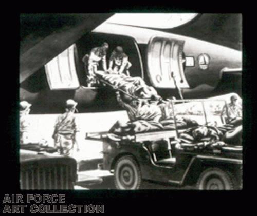 AIR EVACUATION OF WOUNDED